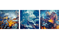 Kelp, triptych